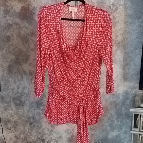 Laundry By Shelli Segal Tops - Laundry by Shelly Segal Red & White print blouse